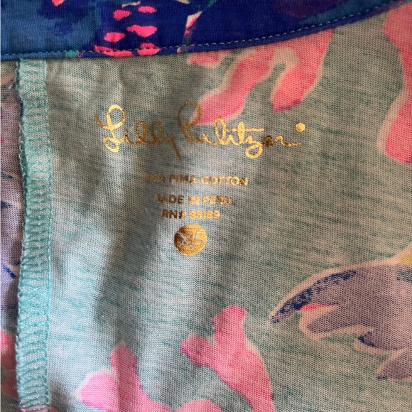 Lilly Pulitzer “Riva” Dress in “Shorely Blue Fish” XS - Picture 9 of 11